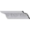Ekena Millwork 5"H x 5"P x 7 1/8"F x 94 1/2"L Wakefield Crown Moulding MLD05X05X07WA - alternate 1